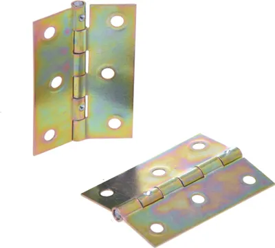 Immagine prodotto di Aqbau® Cerniere arrotolate Mezza larghezza 60 mm x 42 mm Cerniere per mobili zincate 100 pezzi