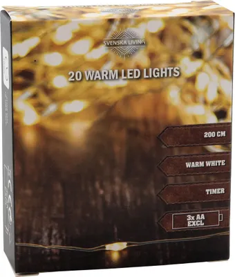 Produktbild von 1.01 Drahtbeleuchtung 20 LED / 200cm / Timer