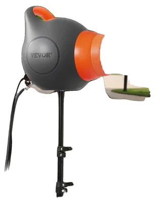 Produktbild von VEVOR Schaummaschine, 115 W Party-Schaumkanone, tragbarer Schaummacher mit Stativ, leistungsstarke Schaum-Party-Maschine für Garten, Pool, Outdoor-Events, Geburtstage, Feiern und Partys, Grau & Orange