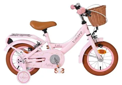 Produktbild von Volare Ashley Kinderfahrrad - Mädchen - 12 Zoll - Rosa - Zwei Handbremsen