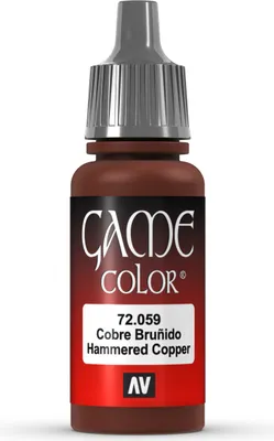 Game Color Acrylfarbe Vallejo 72059 Hammered Copper 17ml Miniatur Farbe