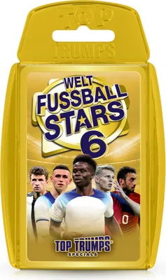 Image de Top Trumps - Weltfußballstars 6 jeu de cartes jeu de quatuor football