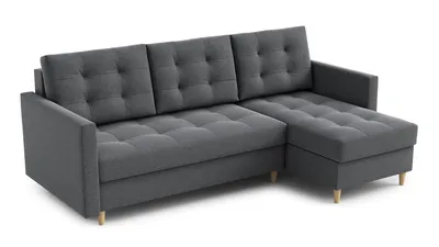 Produktbild von FurMeb24 - Ecksofa DIVO L - Skandinavisch , Sofa mit  2 Bettk€sten und Schlaffunktion - MALMO NEW 95