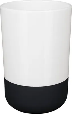 Produktbild von Spirella Zahnputzbecher Zahnbürstenhalter Moji 7,5x11,5 cm Schwarz