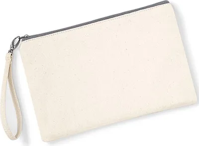 Immagine prodotto di Westford Mill W520 | Marsupio in tela 26 x 17 cm - Colore: Naturale/Grigio chiaro - Taglia: Unica