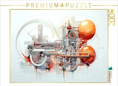 Produktbild von CALVENDO Puzzle Illusionäre Geometrie | 2000 Teile Lege-Größe 90x67cm Foto-Puzzle für glückliche Stunden