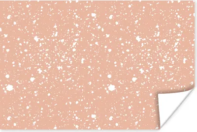 Produktbild von MuchoWow® Poster Rosa - Weiß - Tupfen 60x40 cm - Schlafzimmerdekoration