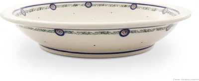 Produktbild von Original Bunzlauer Keramik Teller Suppenteller Speiseteller Essteller tief Ø 22,5 cm [Form 1] im Design 114