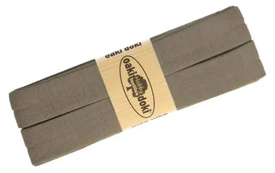 3m Oaki Doki Tricot de Luxe Jersey-Schrägband Einfassband elastisch stone
