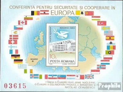 Produktbild von Briefmarken Rumänien 1983 Mi Block196 (kompl.Ausg.) postfrisch KSZE