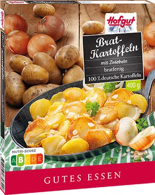 Produktbild von Hofgut Bratkart. m. Zwiebeln (400g Packung)
