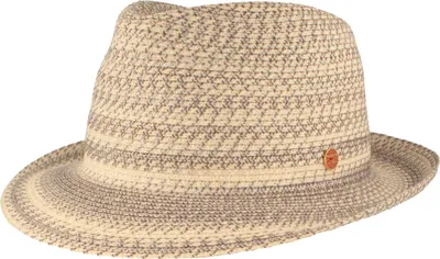 Mayser knautschbarer Trilby Maleo mit Borte in grau