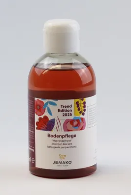 Produktbild von Jemako Bodenpflege Trend Edition 2025 250ml mit samtig-m Duft für alle wasserbeständigen Bodenbeläge