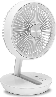 Produktbild von TROTEC Tischventilator TVE 2 W – Leiser Mini-Ventilator, 25 W, 2 Stufen, 360° drehbar