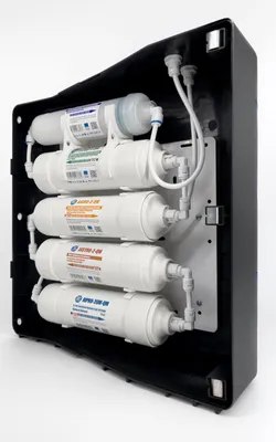 Produktbild von Ari Czysta Kropla 5-Stufen-Ultrafiltrationssystem, Untertisch-Wasserfilter ohne Abwasser, für 3-Wege-Armatur, Montageset