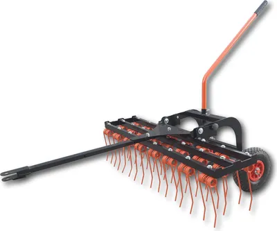 Produktbild von Vertikutierer Rasenstriegel Entmooser Rasenlüfter 100cm PROFI 48 Federzinken
