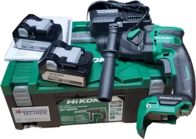Immagine prodotto di HIKOKI DH18DPBWPZ Martello combinato 18v, 2X5,0 Ah, caricabatterie