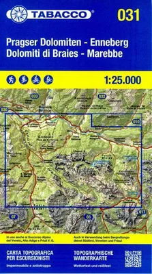 Obrázek produktu pro Tabacco Hiking Braies Dolomity 1:25000