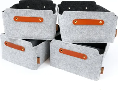 Image de Boîtes de rangement, lot de 4