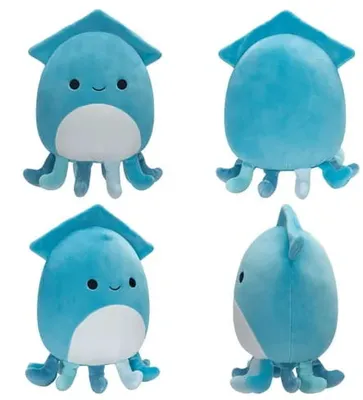 Produktbild von SQUISHMALLOWS Modrozelená kalmáre - Shay