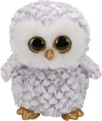 Immagine prodotto di Adorabile Owlette bianca - Mascotte di peluche 24 cm, perfetta per un regalo! Scopri la magia di Beanie Boos e innamorati del suo adorabile sorriso!