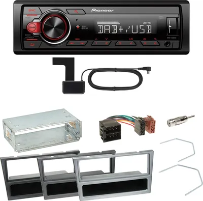 Produktbild von Pioneer MVH-130DAB Digitalradio USB Einbauset für Opel Omega B Meriva A Agila Vivaro