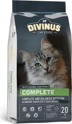 Zdjęcie produktu dla Karma dla kotów Divinus Complete Adult Kurczak 20 kg