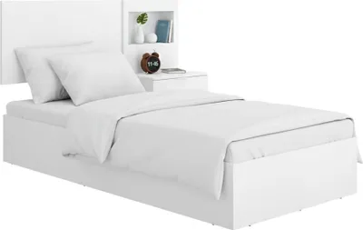 Immagine prodotto di Lufkin - Letto Singolo, Bianco, Contenitore