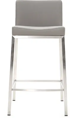 Produktbild von Miliboo - Design-Hocker 66 cm Grau 2er-Set EPSILON