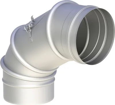 Produktbild von Jeremias EW-FU Bogen drehbar 0-90° m Tür Ø130mm