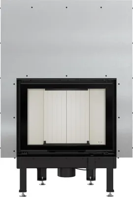 Produktbild von Kamineinsatz aus Stahl KRATKI NADIA 10 kW Ø 200 mit Schiebetür mit Türfeder