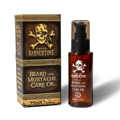 Immagine prodotto di BARBERTIME Olio per la cura della barba e dei baffi Olio per la cura della barba 75ml