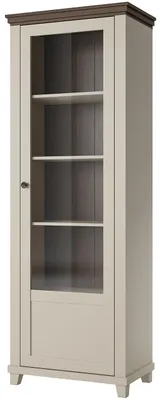 Obrázok produktu pre Vitrína pravá TEVORA EV06 svetlobéžová / dub dunin