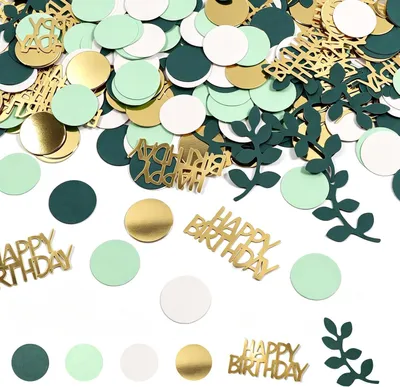 Productafbeelding van Confetti verjaardag tafeldecoratie - Set van 300 - Verjaardagsdecoratie tafel