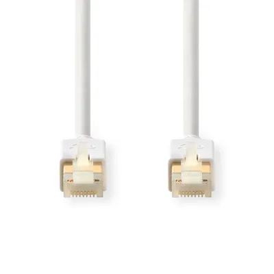 Obrázok produktu pre Sieťový kábel Nedis CAT6 - RJ45 samec - RJ45 samec - S/FTP - 5,00 m - Okrúhly - LSZH/PVC - Biely - Balenie s okienkom
