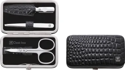 Image de Set de voyage pour manucure dans un coffret en cuir 3 pièces Zwilling