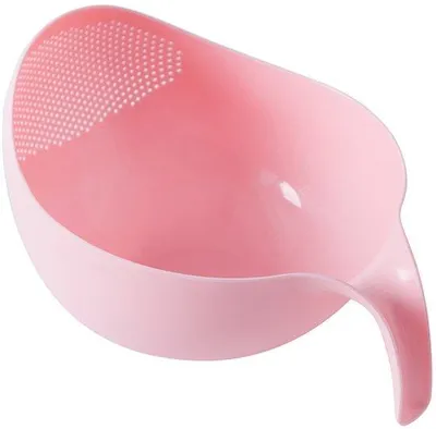 Produktbild von Küchenfilter - Schalen Sieb - Sieb - Schaumspatel und Sieb - Abwasserbecken - rosa
