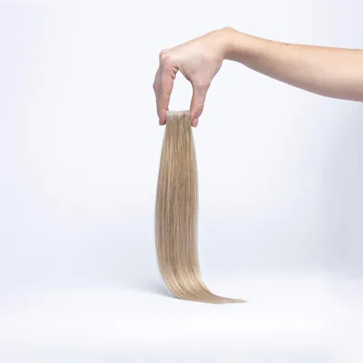 Produktbild von chaarmant Tape In Extensions Classic Echthaar 40 cm 50 g – Haarverlängerung M#60/10 Hellblond/Aschblond