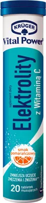 Zdjęcie produktu dla Kruger Witamina musująca Elektrolity 86g