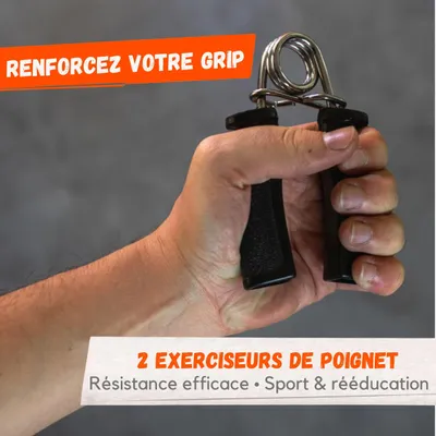 Image de Lot de 2 Exerciseurs de Poignet et Main