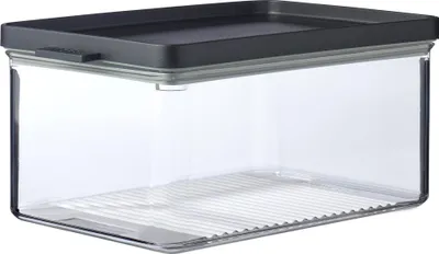 Produktbild von Mepal Kühlschrankdose Omnia Käsedose - black, Box, Rechteckig, 2 l, Schwarz, ABS Synthetik, Thermoplastisches Elastomer (TPE), Styrol-Acrylnitril (SAN), Käse