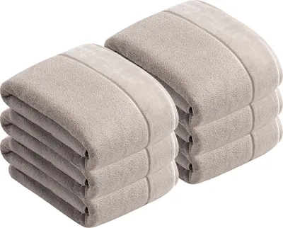Produktbild von 6er Pack Badetuch Pure von der Marke Vossen 100 x 150 cm