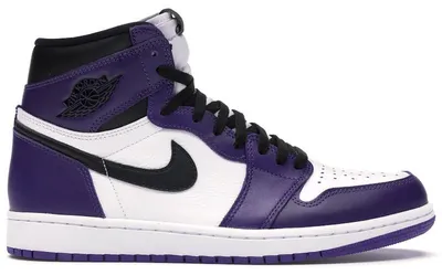 Produktbild von Jordan 1 Retro High Court Purple White - EU 38.5