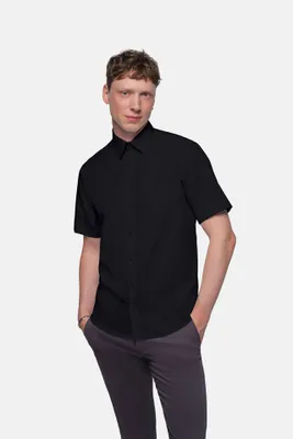 Image de HAKRO chemise à manches 1/2 Business Comfort noir 2XL