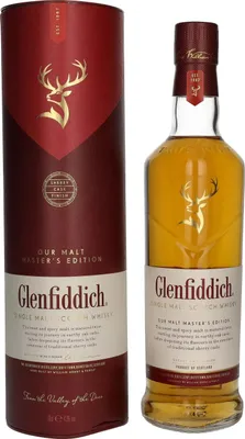 Image de Glenfiddich MALT MASTER'S EDITION Single Malt Scotch Whisky 43% Vol. 0,7l en boîte cadeau
