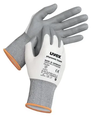 Productafbeelding van uvex 6005007 unisex Arbeitshandschuhe phynomic FOAM weiß Größe 7 1 Paar