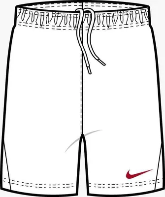 Productafbeelding van NIKE Dames Dri-FIT Park 3 shorts, wit/universiteitsrood, maat S (EU)