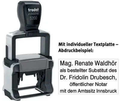Immagine prodotto di trodat® 5200 Professional 5200 - per max. 6 righe, 41 x 24 mm