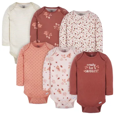 Produktbild von Gerber Baby-Mädchen Bodysuits (6er Pack)