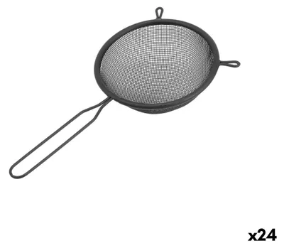 Produktbild von Sieb Quttin Schwarz Metall Ø 10 cm (24 Stück)
